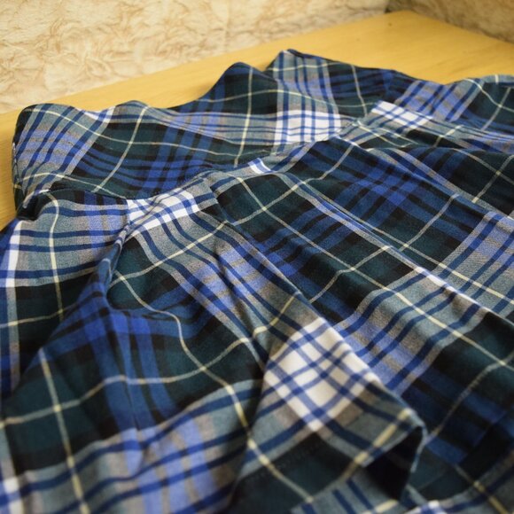 High Waist Plaid Pleated Academia Cheerleaders Mini Skirt Size 2 Used Y2K Preppy - Picture 2 of 7